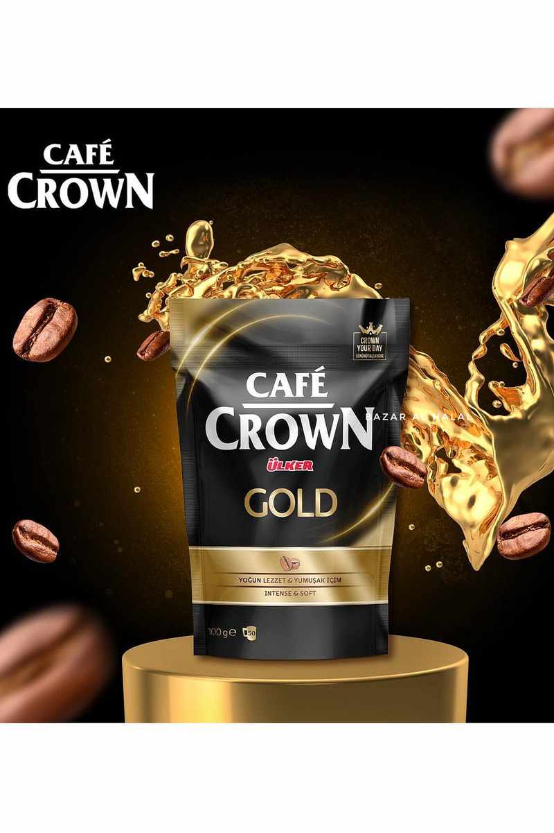 Ulker Cafe Crown Gold Instant Soft Coffee - 100gr