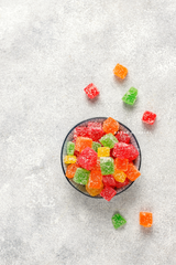 Halal Sour Gummy Cubes