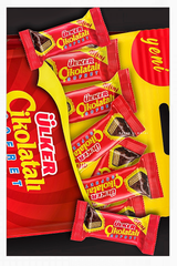 3 Bag Ulker Chocolate Mini Wafer Bars - Whole Bags