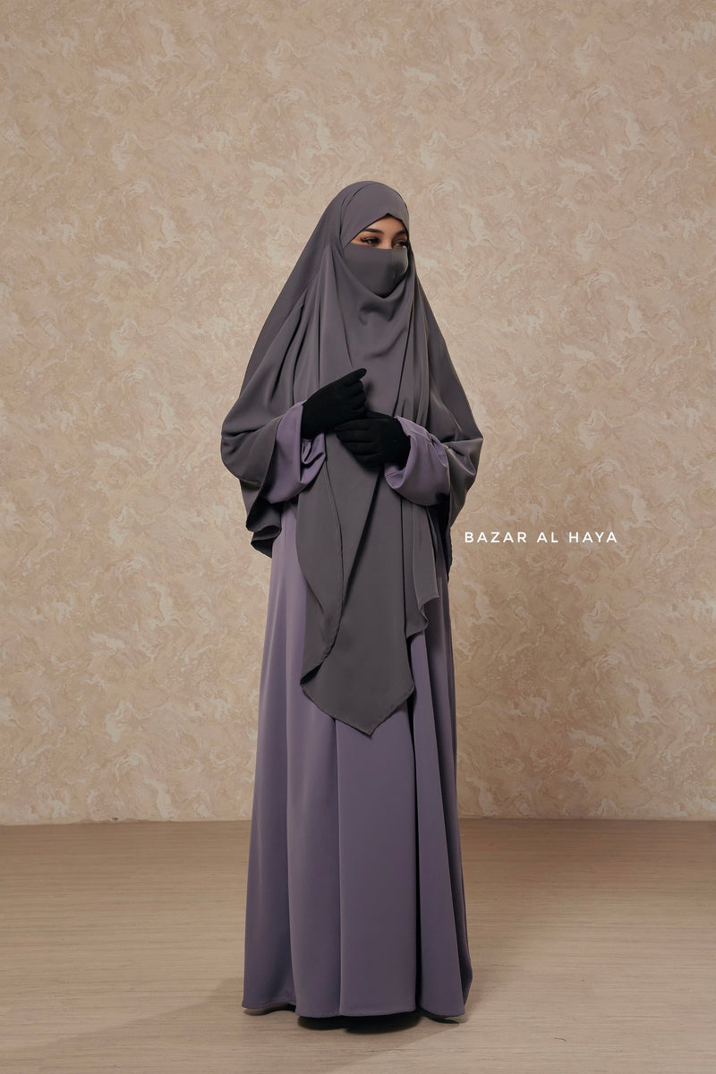 Salam 2 Abaya & Mubarak Khimar Two Piece Set - Nida