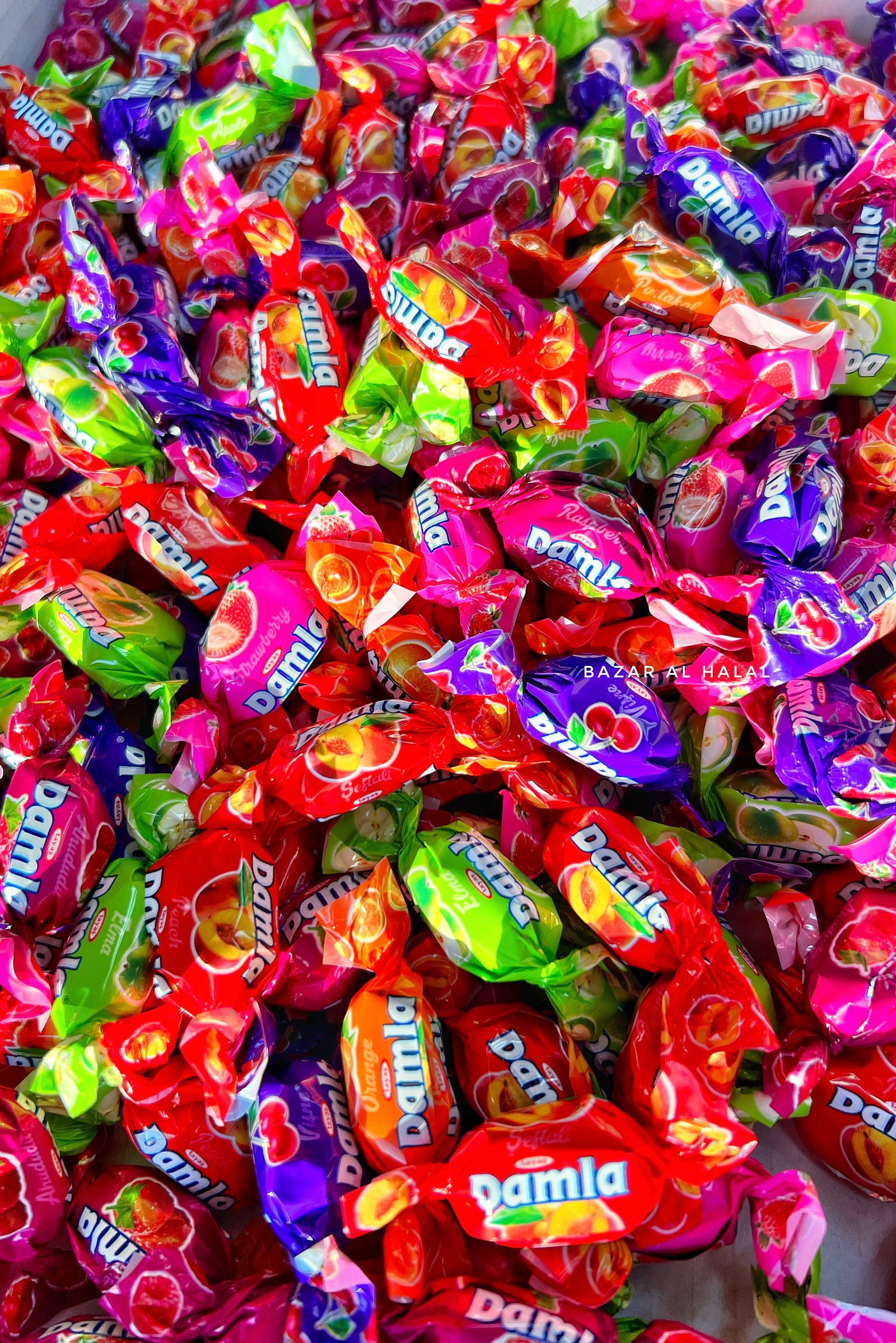 Halal Damla Soft Candy Fruit Flavor Assortments