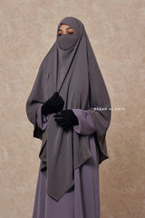 Salam 2 Abaya & Mubarak Khimar Two Piece Set - Nida