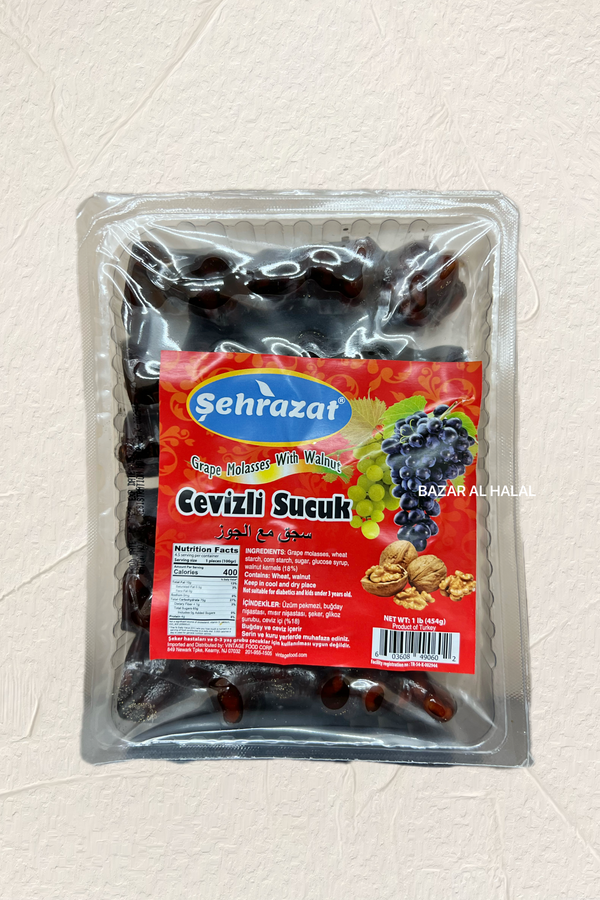 Cevizli Sucuk Grape Molasses With Walnut - Turkish Delight