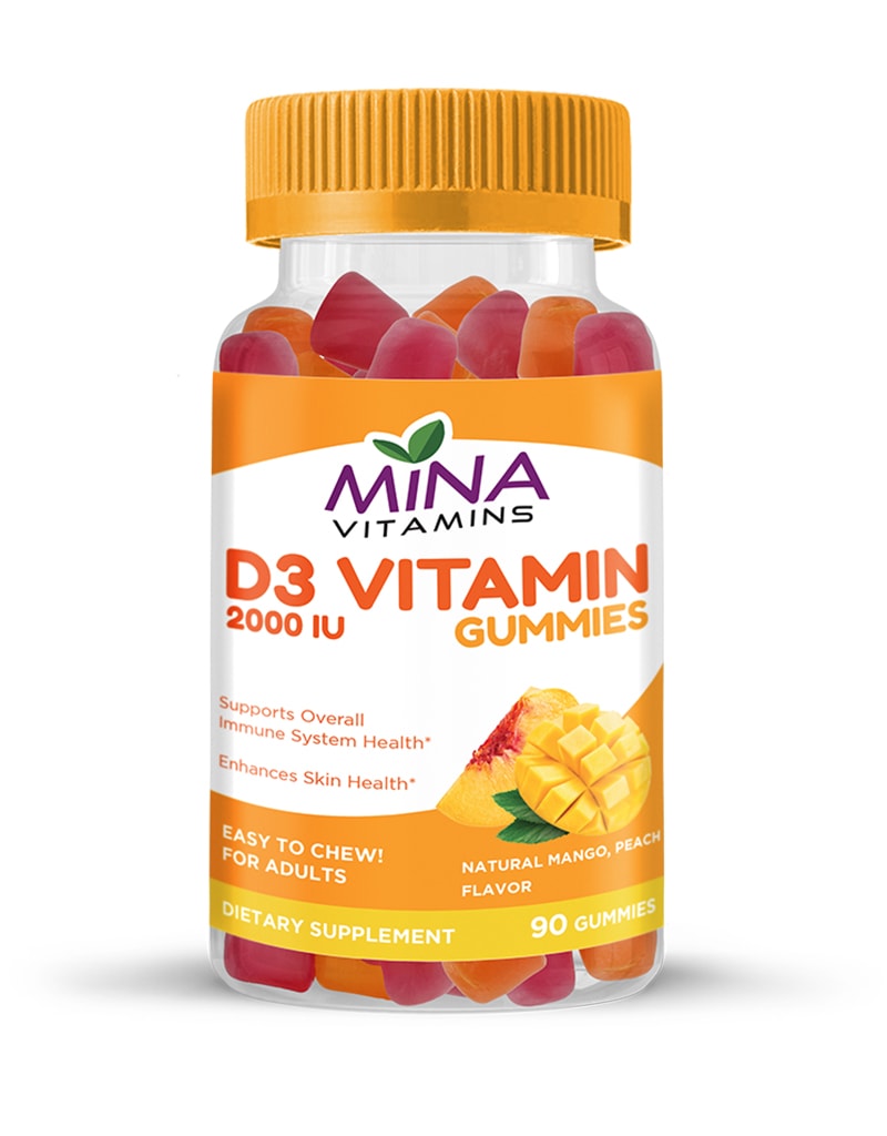 Halal Mina Vitamin D3 - Vegetarian, Non-GMO, Gluten Free 90ct