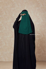 Emerald Green Single Layer Niqab - Super Breathable & Comfy