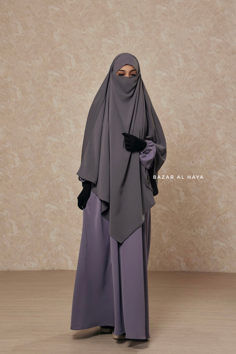 Salam 2 Abaya & Mubarak Khimar Two Piece Set - Nida