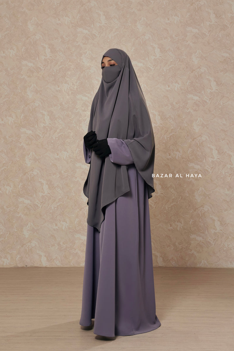 Salam 2 Abaya & Mubarak Khimar Two Piece Set - Nida