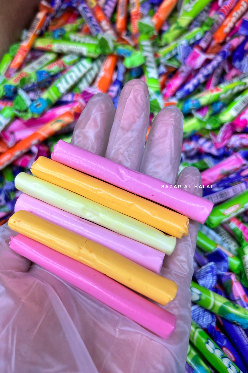 Halal Tayas Mini Yum Assorted Soft Candy Sticks