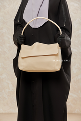 Crossbody & Shoulder Minimal Bag In Creme