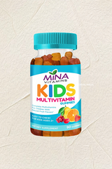 Halal Mina Kids Gummy Multivitamin - Vegetarian, Non-GMO, Gluten Free 90ct