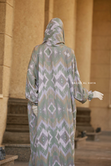 Foliage Print Prayer / Salah Dress 2 - Super Breathable In 100% Cotton