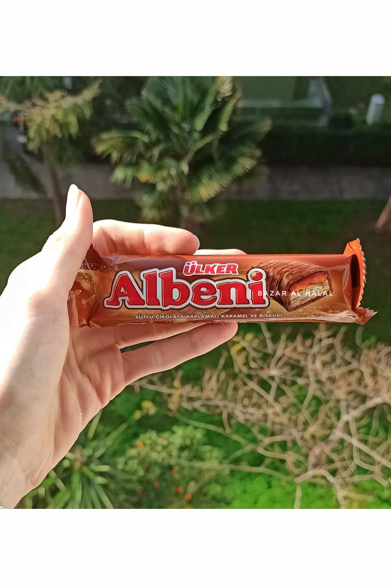 Ulker Albeni Milk Chocolate Biscuit Bar - With Caramel