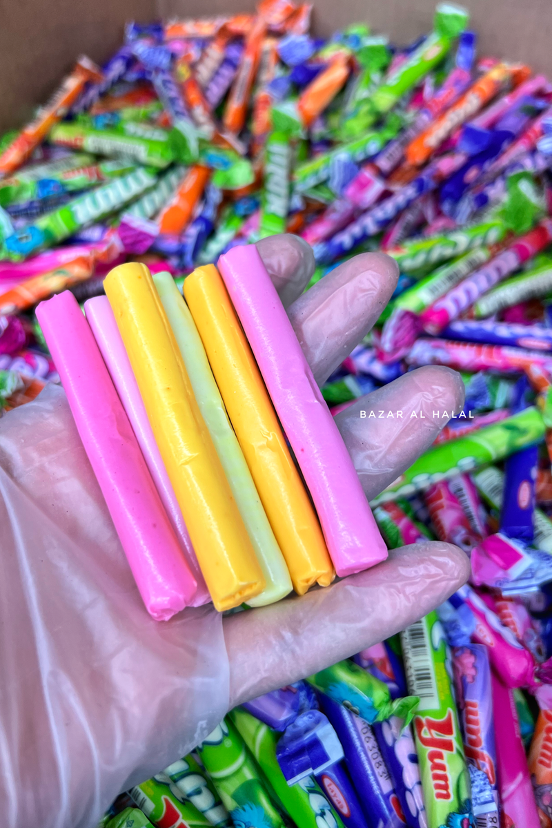 Halal Tayas Mini Yum Assorted Soft Candy Sticks – Bazar Al Haya