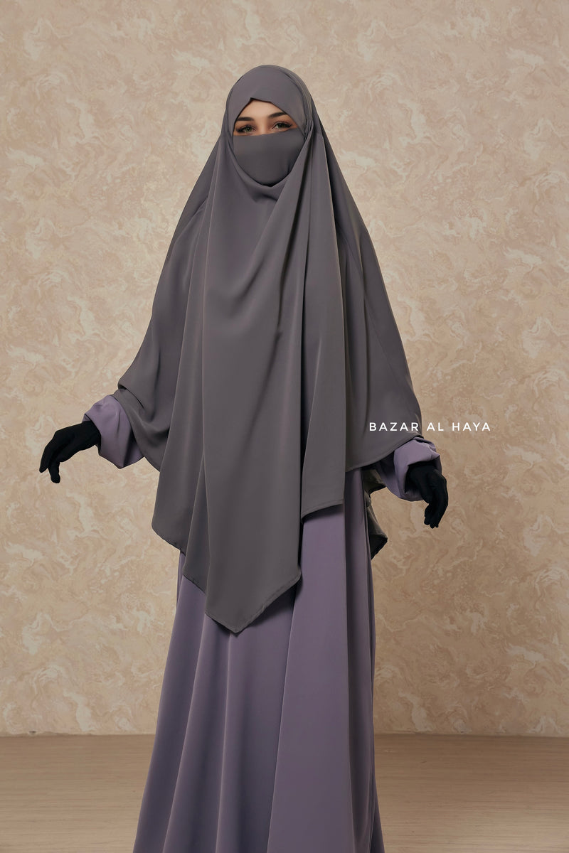 Salam 2 Abaya & Mubarak Khimar Two Piece Set - Nida