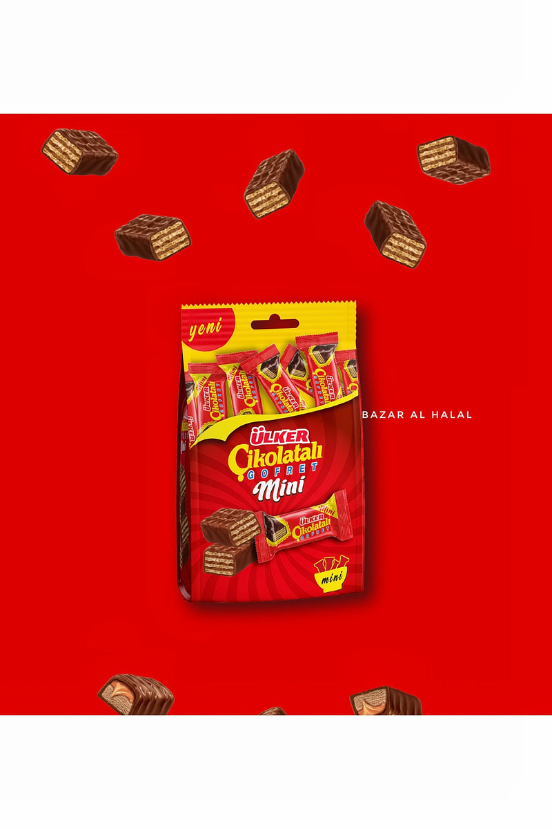 Ulker Chocolate Mini Wafer Bars - Whole Bag