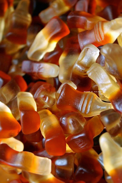 Halal Gummy Cola Bottles