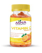 Halal Mina Vitamin C Gummy - Vegetarian, Non-GMO, Gluten Free 90ct