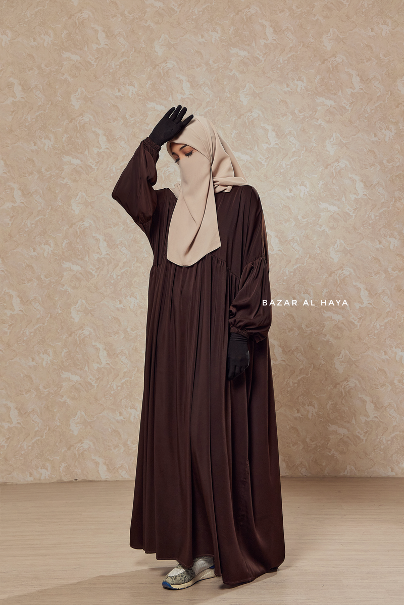 Cocoa Muna 2 Loose Fit Summer Abaya Dress - Sheen Kharir