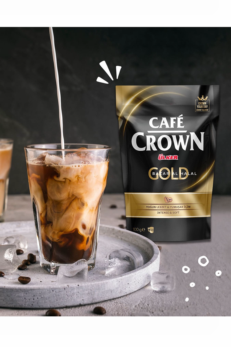 Ulker Cafe Crown Gold Instant Soft Coffee - 100gr