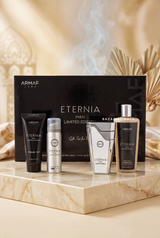 Armaf Eternia Man Limited Edition Luxury 4PCs Gift Set – Premium Men’s Perfume, Body Spray, Gel, Shampoo Fragrance Collection Box