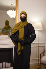 Olive Extra Large Scarf & Hijab - Rectangle Shape - Style & More