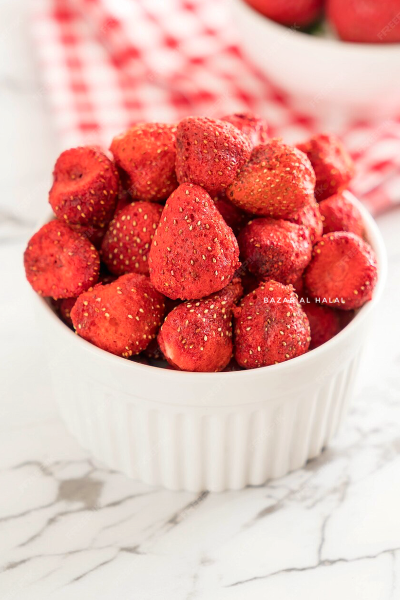 Organic Freeze Dried Whole Strawberries