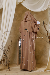 Aylin Dark Beige Prayer / Salah Dress - Super Breathable In 100% Cotton