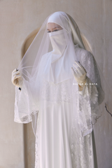 Minimalistic Beautiful Wedding Bridal Tulle Veil