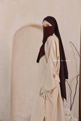 Ivory Elmira Two Piece Top Dress & Pants Set In Premium Cotton Leon