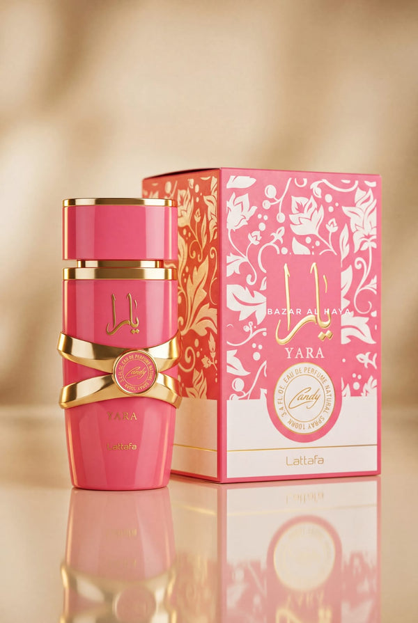 Lattafa Yara Candy Perfume Spray, 100 mL (3.4 fl oz) – Bazar Al Haya