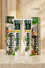 2-Pack Halal Toothpaste Neem – Complete Refreshing Care, Fluoride-Free, Made with Organic Ingredients