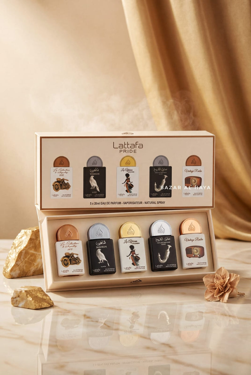 Lattafa Pride - Vintage Bike / Radio / - Classic Perfume Gift Set