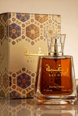 Lattafa Raghba 2PCS Gift Set – 100ml Perfume & 50ml Deodorant Spray - Sweet Oud Vanilla Fragrance