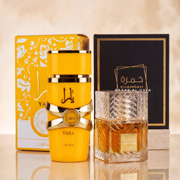 Lattafa YARA 香水 2本セット Lattafa Yara Tous & Lattafa Khamrah 2-Piece Bundle for Women & Men