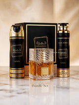 Lattafa Khamrah 3-Piece Bundle For Men – Eau de Parfum, Body Spray & Air Freshener