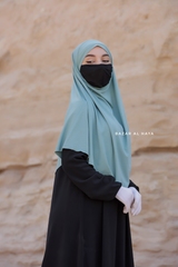 Mint Eliza Diamond Khimar - Stretch Cotton - Medium