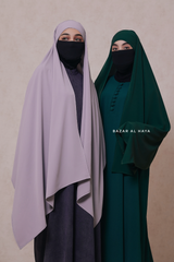 Tie Back Scarf & Khimar - Long Rectangle Shape - Style & More