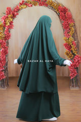 Emerald  Hoor - Two Piece Jilbab With Skirt Set- Nida