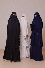 Hoor Two Piece Jilbab With Skirt- Long & Loose