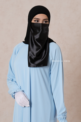 Baby Blue Salam Abaya - Loose & Wide In Nidha