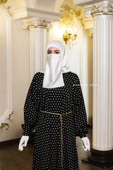 Black & Daisy Basimah Classic Design Warm Abaya Coat - Premium Wool