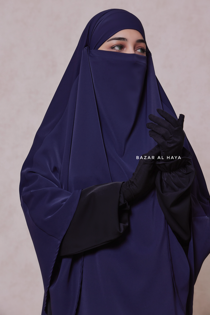 Mubarak Long Diamond Khimar - Nida Extra Long