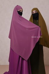 Tie Back Scarf & Khimar - Long Rectangle Shape - Style & More