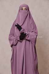 Hoor Dusty Rose - Two Piece Jilbab With Skirt- Long & Loose