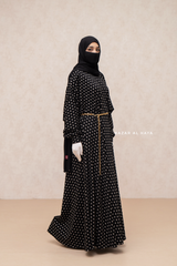 Black & Daisy Basimah Classic Design Warm Abaya Coat - Premium Wool