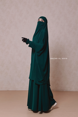 Emerald  Hoor - Two Piece Jilbab With Skirt Set- Nida