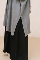 Grey Taima Warm Cardigan - Comfy Oversized- Premium Acrylic Cashmere
