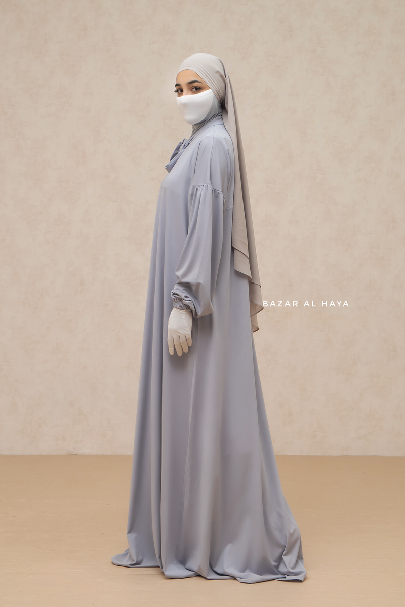 silver abaya dress Women's Fashion Hot Silver Party Abaya Dress Abayaya