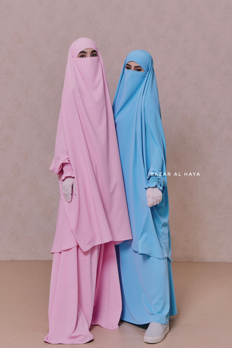 Hoor - Premium Two Piece Jilbab With Skirt- Long & Loose