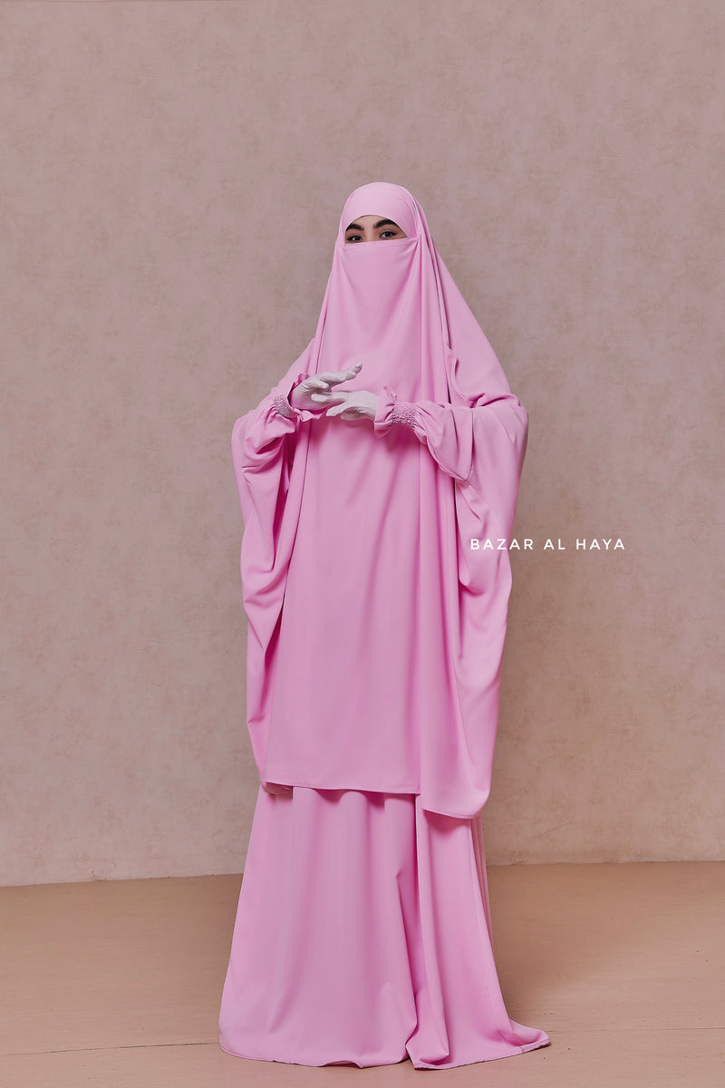Pink jilbab outlet